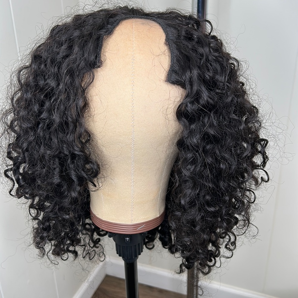 Jerry curly u part wig